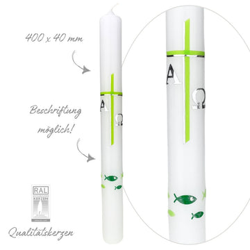 Kommunionkerze-Konfirmationskerze | Mädls & Buben - 40x4