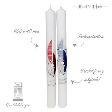 Kommunionkerzen-Konfirmationskerzen | Mädchen-Jungen - 40x4