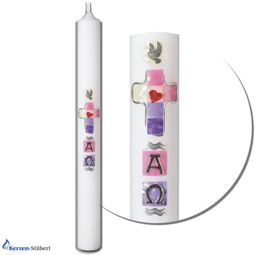 Taufkerzen für Mädchen | Johanna