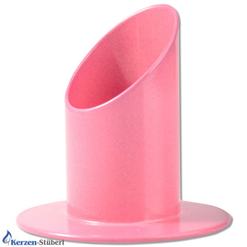 Kerzenhalter | Himbeerrot für Taufkerzen & Kommunionkerzen