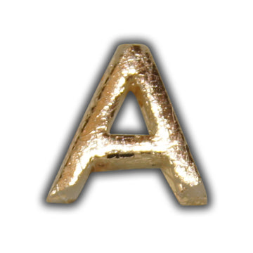 Wachsbuchstabe Gold A bis Z - Klassisch