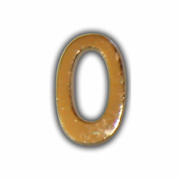 Wachszahl Gold: Klassisch 0 bis 9