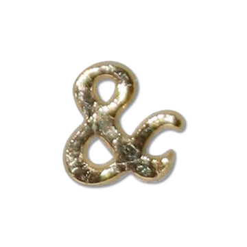 Wachszeichen "&-und" in Gold